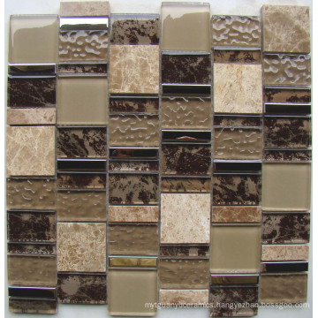 New Pattern Glass Mosaic Wall Tile, Crystal Glass Mosaic (HGM372)